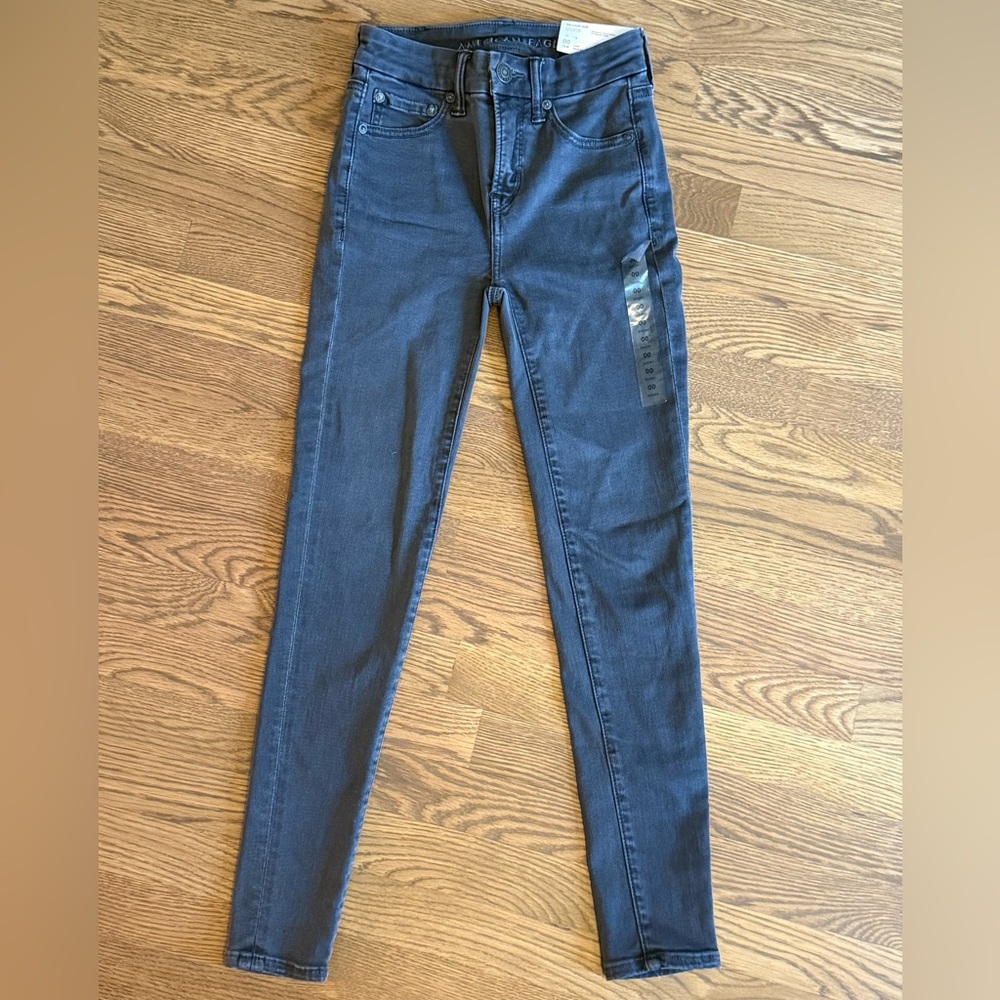American Eagle Hi-Rise Jegging Grey